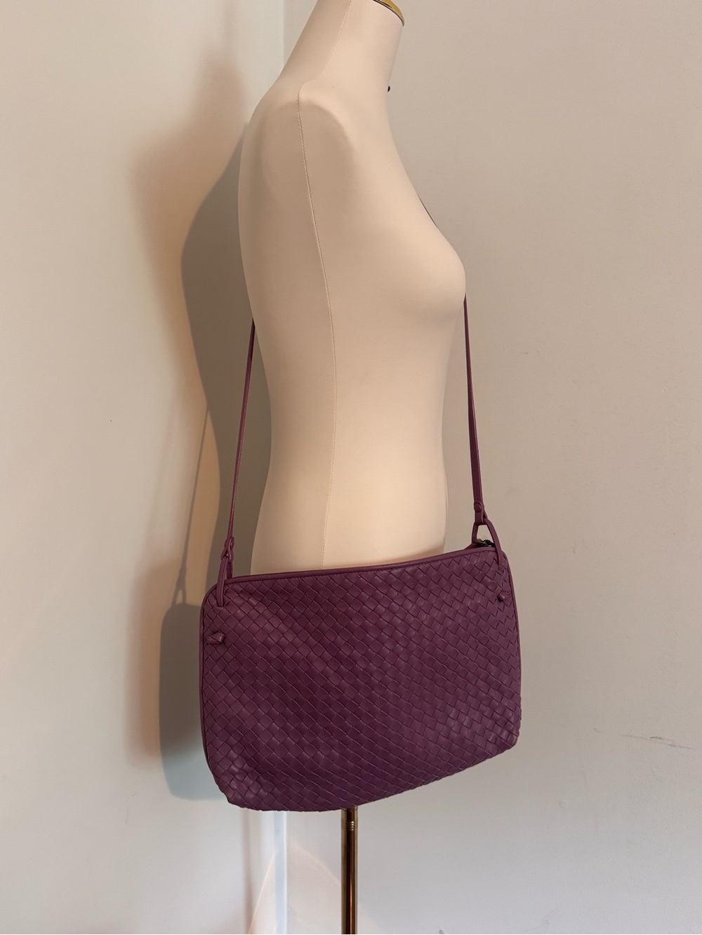 Bottega Veneta Intrecciato Nappa Leather Nodini Crossbody Bag